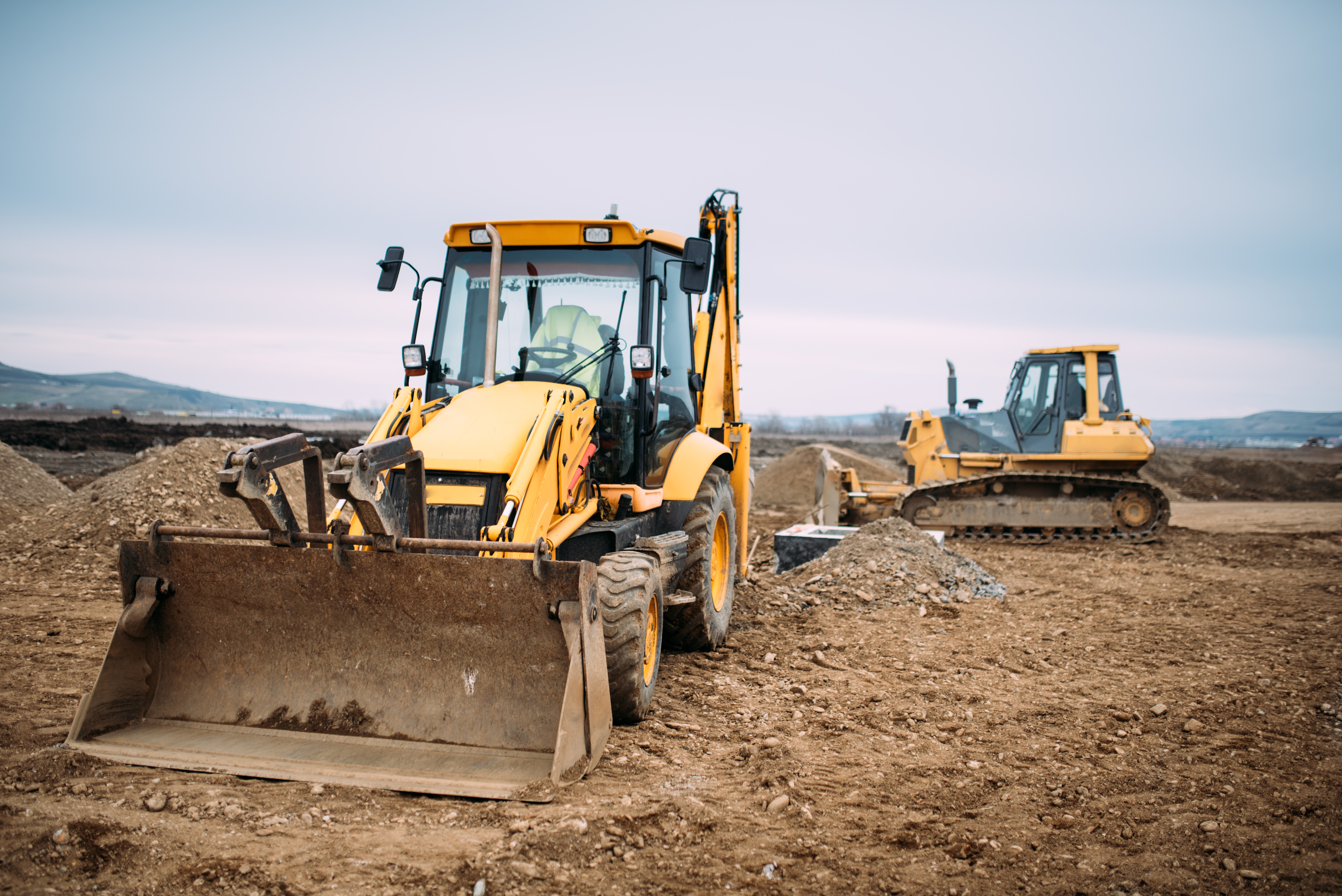 All types of heavy machinery